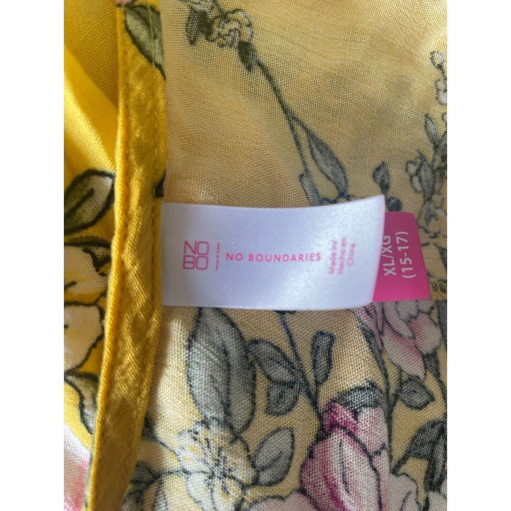 NO‎ BOUNDARIES SOFT Floral CARDIGAN SIZE XL - Picture 6 of 7